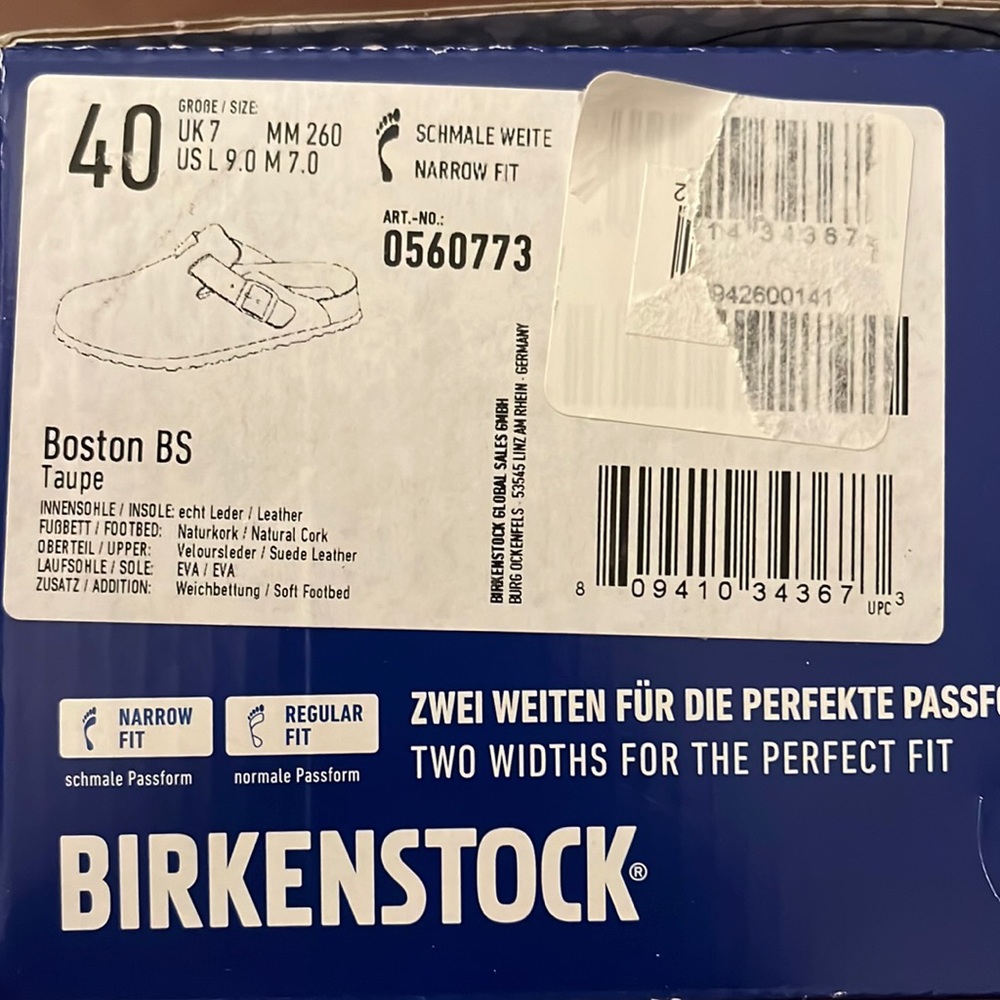 Birkenstock Boston Clog Taupe - Picture 4 of 5